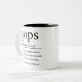 Definition von Pop Zweifarbige Tasse (Vorderseite Links)