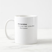 Definition von Rekursion Kaffeetasse (Links)