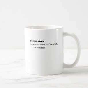 Definition von Rekursion Kaffeetasse