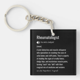 Definition von Rheumatologen Schlüsselanhänger