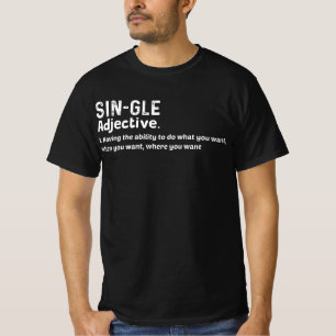 Definition von Singles für Single T-Shirt