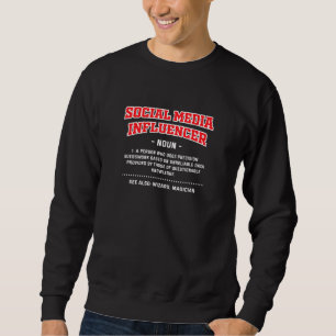 Definition von Social Media Influencern   Inhaltee Sweatshirt