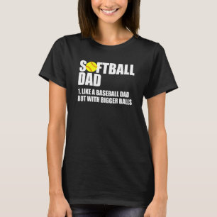 Definition von Softball-Vätern T-Shirt