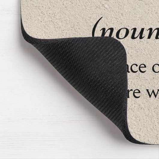 Definition von STRAND an der Küste Mousepad (Ecke)