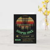 Definition von Stupid Tree Karte (Gelbe Blume)