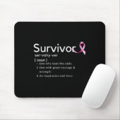 Definition von Überlebenden von Brustkrebs Mousepad (Mit Mouse)