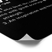 Definition von Überlebenden von Brustkrebs Poster (Ecke)