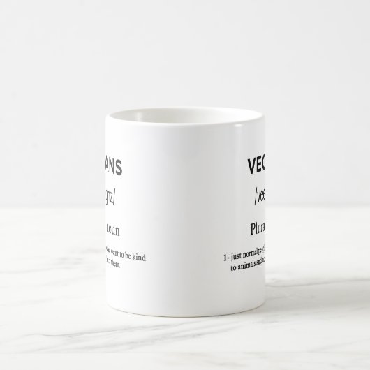 Definition von Veganen Kaffeetasse (Mittel)