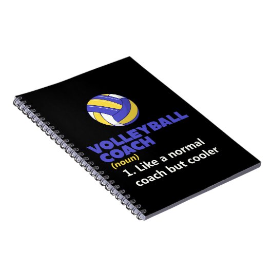 Definition von Volleyball-Coach Notizblock (Rechte Seite)