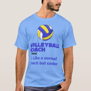 Definition von Volleyball-Coach T-Shirt