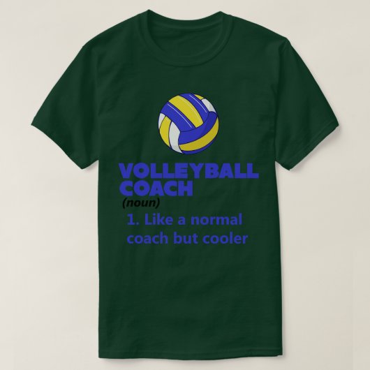 Definition von Volleyball-Coach T-Shirt (Design vorne)