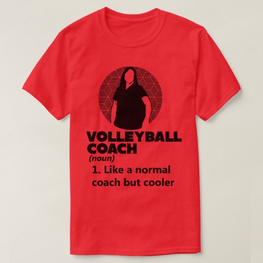 Definition von Volleyball Trainer T-Shirt (Design vorne)