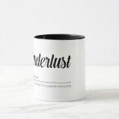 Definition von Wanderlust Tasse (Zentrum)