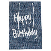 Definition von Wein mit Strichmännchen Mittlere Geschenktüte (Rückseite)