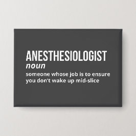Definition von Witty Anesthesiologe Button
