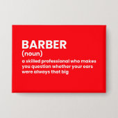 Definition von Witty Barber Button (Vorderseite)