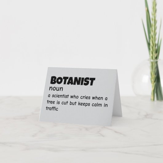 Definition von Witty Greenhouse Scientists Dankeskarte (Vorderseite)