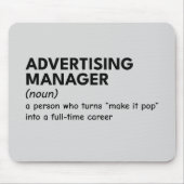 Definition von Witty Marketing Manager Mousepad (Vorne)