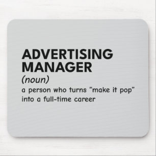 Definition von Witty Marketing Manager Mousepad