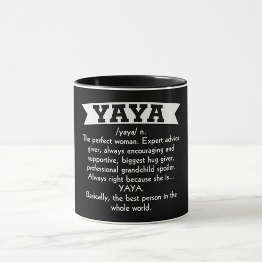 Definition von Yaya/Oma Tasse (Zentrum)
