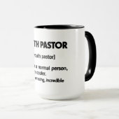 Definition von "Youth Pastor" Tasse (VorderseiteRechts)