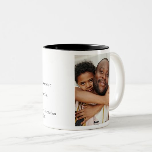 Definition Your Own Fun Personalized Zweifarbige Tasse (VorderseiteRechts)