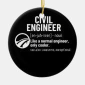 Definition ziviler Ingenieur Zivile Technik Keramik Ornament (Vorne)