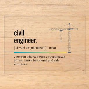 Definition Zivilingenieur Acryl-Einladung Acryleinladungen