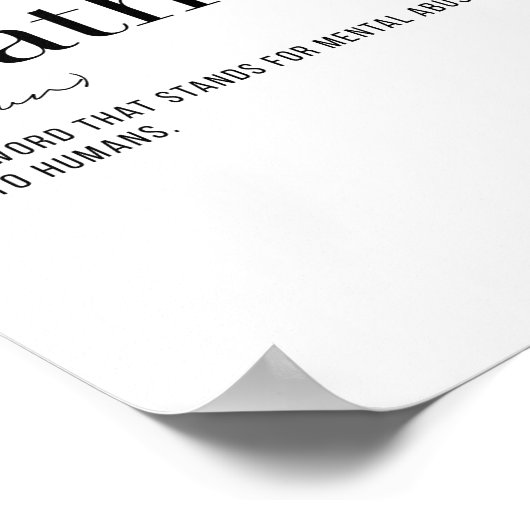 Definitionsmathematik Poster (Ecke)