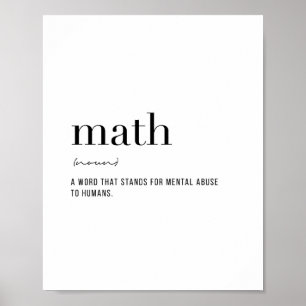 Definitionsmathematik Poster