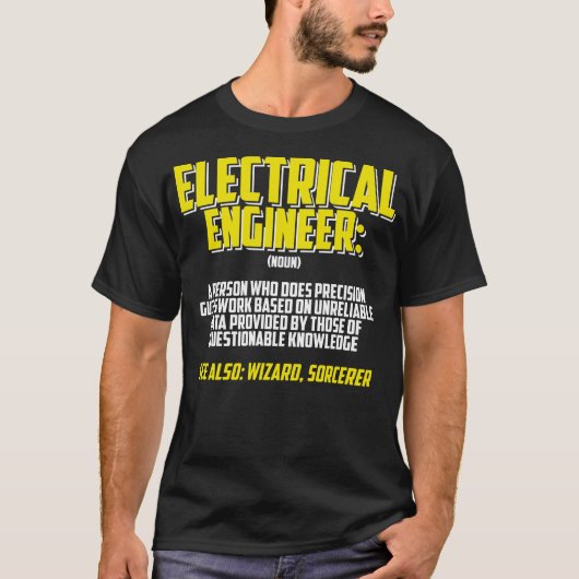 Definitionstechnik für Elektroingenieure T-Shirt (Vorderseite)