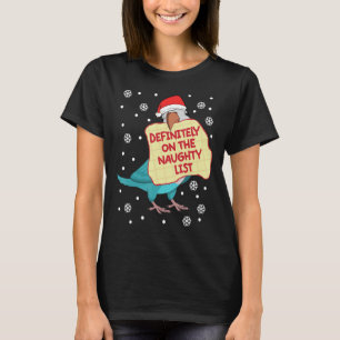 Definitiv auf schmutzige Liste Papagei I Blauer Mö T-Shirt