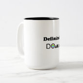 Definitiv dotierbar zweifarbige tasse (Vorderseite Links)