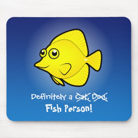 Definitiv eine Fischperson (Tang 1) Mousepad (Vorne)