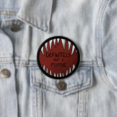 Definitiv kein Mimic D&D Gaming Geschenke Button (Beispiel)