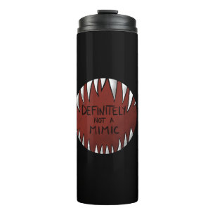 Definitiv kein Mimic D&D Gaming Geschenke Thermosbecher