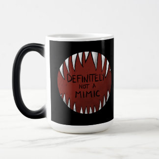 Definitiv kein Mimic D&D Gaming Geschenke Verwandlungstasse