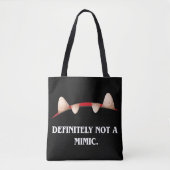 Definitiv kein Mimic Funny Tabletop RPG Tasche (Vorderseite)