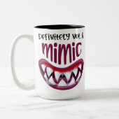 Definitiv kein Nachahmer DnD Gaming böse grin DM g Zweifarbige Tasse (Links)