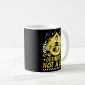 Definitiv kein Polizist der Polizei Kaffeetasse (VorderseiteRechts)