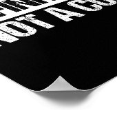 Definitiv kein Polizist Kostüm Poster (Ecke)