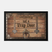 Definitiv keine Fallen Tür Tür Tür, lustig Fußmatte (Vorderseite)