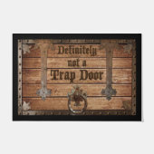 Definitiv keine Fallen Türrug, Funny Fallen Doorma Fußmatte (Vorderseite)