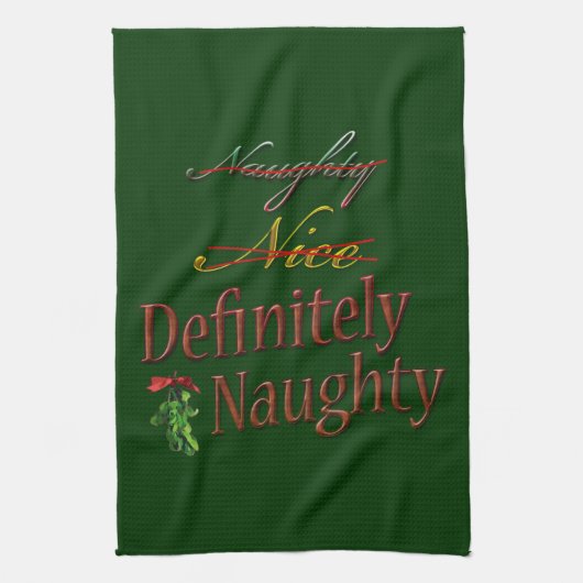 Definitiv naughty geschirrtuch (Vertikal)
