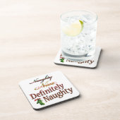 Definitiv naughty getränkeuntersetzer (Rechte Seite)