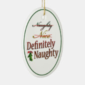 Definitiv naughty keramik ornament (Rechts)