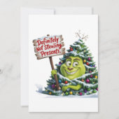 Definitiv nicht stehlen von Pressen Einladung (Vorderseite)