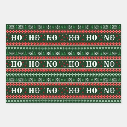 Definitiv unheimlich Weihnachten Geschenkpapier Set (Vorderseite 3)