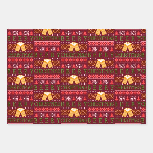 Definitiv unheimlich Weihnachten Geschenkpapier Set (Vorderseite 2)