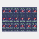 Definitiv unheimlich Weihnachten Geschenkpapier Set (Vorderseite)